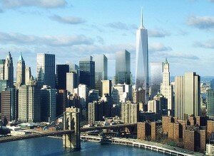 new-york-skyline-tower new york skyline tower 300x220 Zoom sur la construction de la plus haute tour de New York City : One World Trade Center Freedom Tower