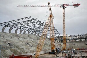 chantier stade jean bouin leon grosse 300x199 Actualité sur le chantier du stade Jean Bouin par Rudy Ricciotti