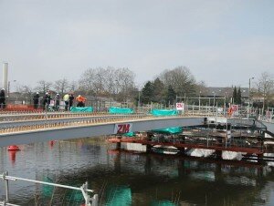 Livraison programmée pour le nouveau Pont Chardonnet à Rennes : été 2012 chantier pont chardonnet zac baud avenue chateau rennes 300x226 Livraison programmée pour le nouveau Pont Chardonnet à Rennes : été 2012