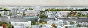 Trois visions pour un grand projet urbain à Caen projet caen presquile auc 300x98 Trois visions pour un grand projet urbain à Caen