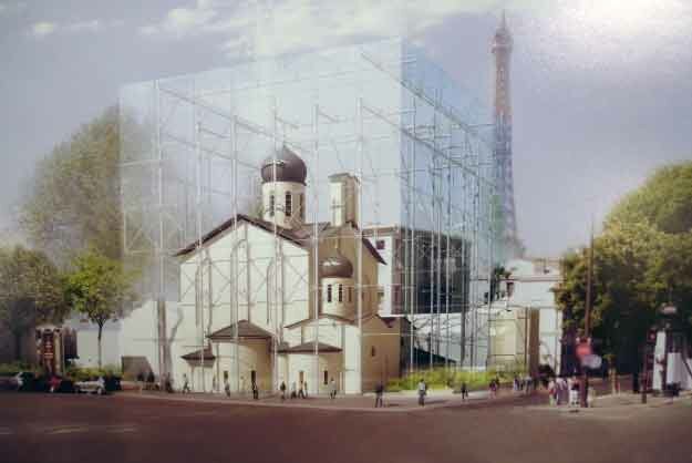 Agence-architecture-Anthony-Béchu Agence architecture Anthony Béchu Les projets pour le centre orthodoxe russe à Paris