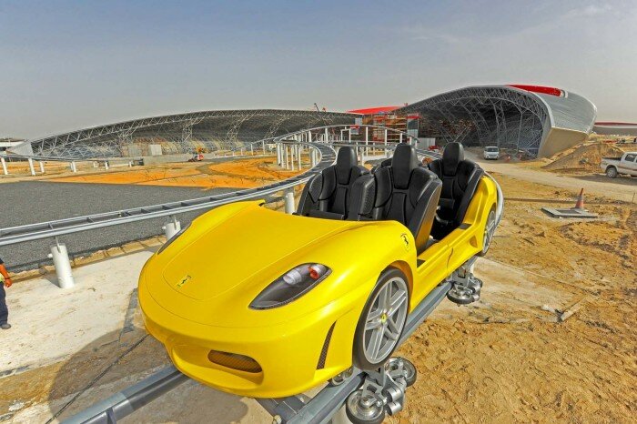 Ferrari-World-Abu-Dhabi-GT Ferrari World Abu Dhabi GT 700x466 Parc FERRARI : le plus grand des parcs couverts à ABU DHABI