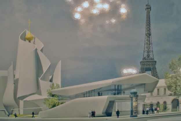 Frédéric-Borel-projet-centre-orthodoxe-russe Frédéric Borel projet centre orthodoxe russe Les projets pour le centre orthodoxe russe à Paris
