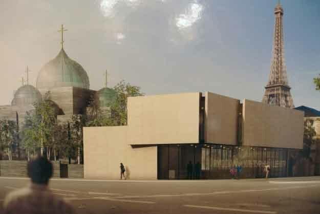 Projet-Wilmotte-Associés-Mosproekt-2-centre-orthodoxe-paris Projet Wilmotte Associés Mosproekt 2 centre orthodoxe paris Les projets pour le centre orthodoxe russe à Paris