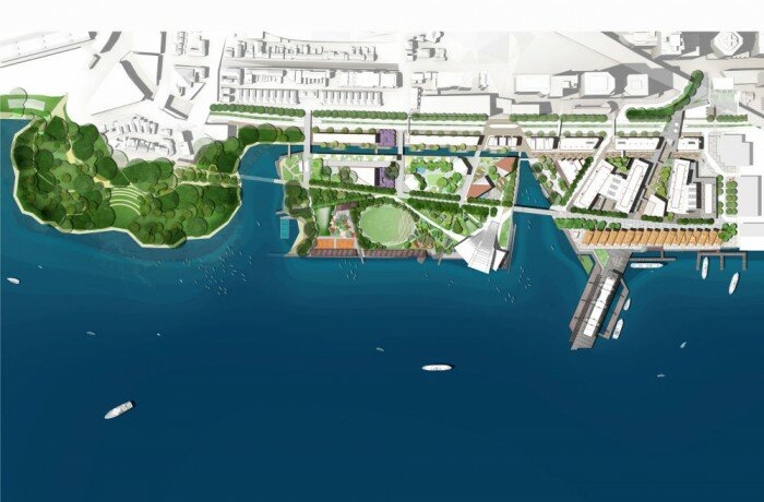 barangaroo-front-mer-port-sydney barangaroo front mer port sydney 700x460 Rogers Stirk Harbour lauréat pour le réaménagement du port de Sydney