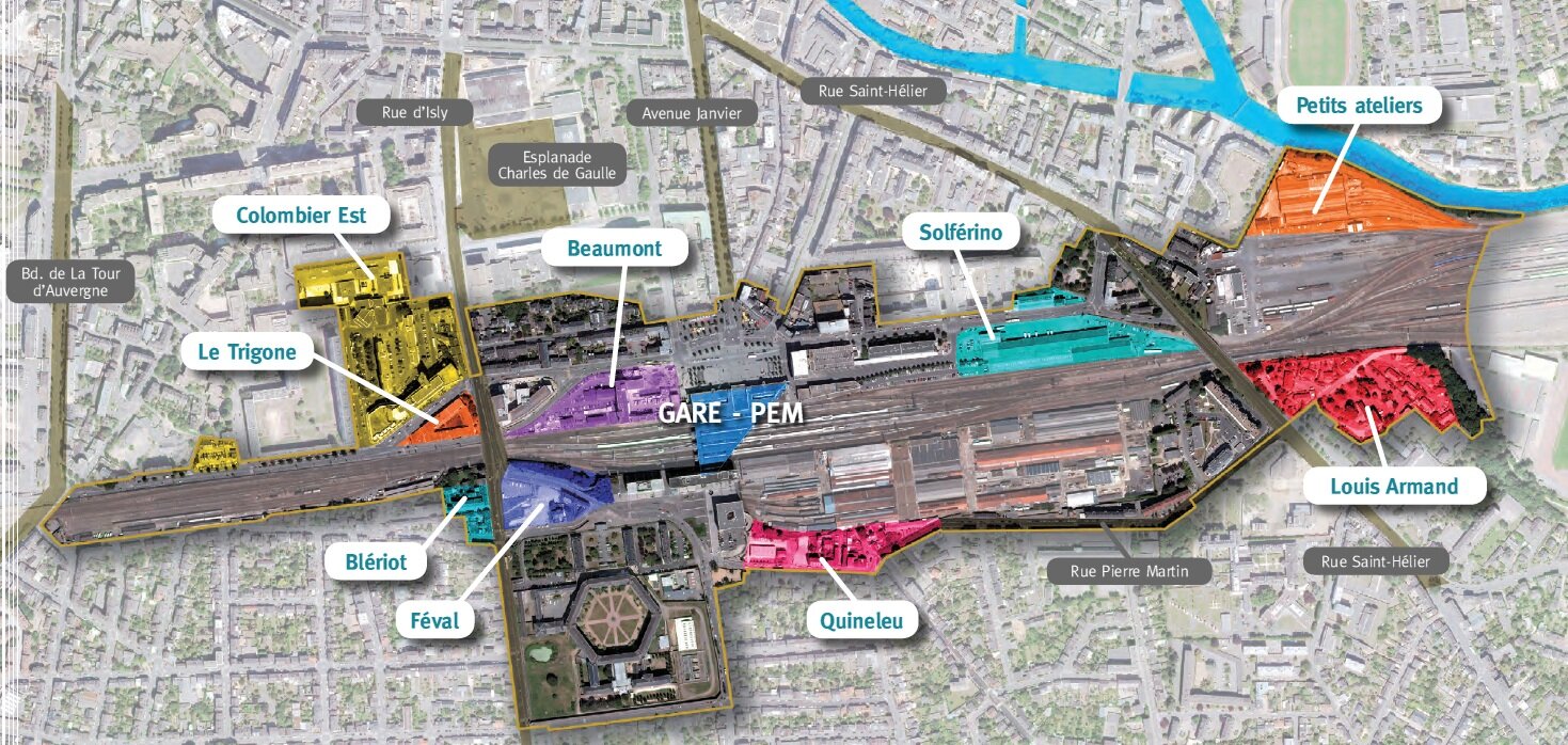 eurorennes-projet eurorennes projet Le projet EuroRennes par les architectes Ferrier, Gazeau et Paillard : restructuration de la gare et arrivée du TGV