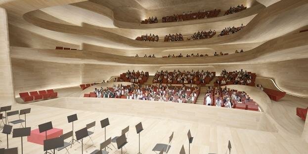 maison-culture-art-amman-petra-zaha-hadid-theatre maison culture art amman petra zaha hadid theatre La maison de la culture et de lart en Jordanie par Zaha Hadid