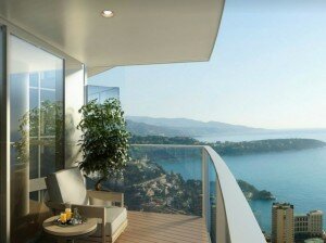 vue monaco appartement cher monde 300x224 Le projet de la tour Odéon à Monaco abritera lappartement le plus cher du monde