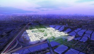 projet grand paris devisgne immochan 300x175 Europa City : quatre équipes en compétition pour le complexe commercial du Grand Paris