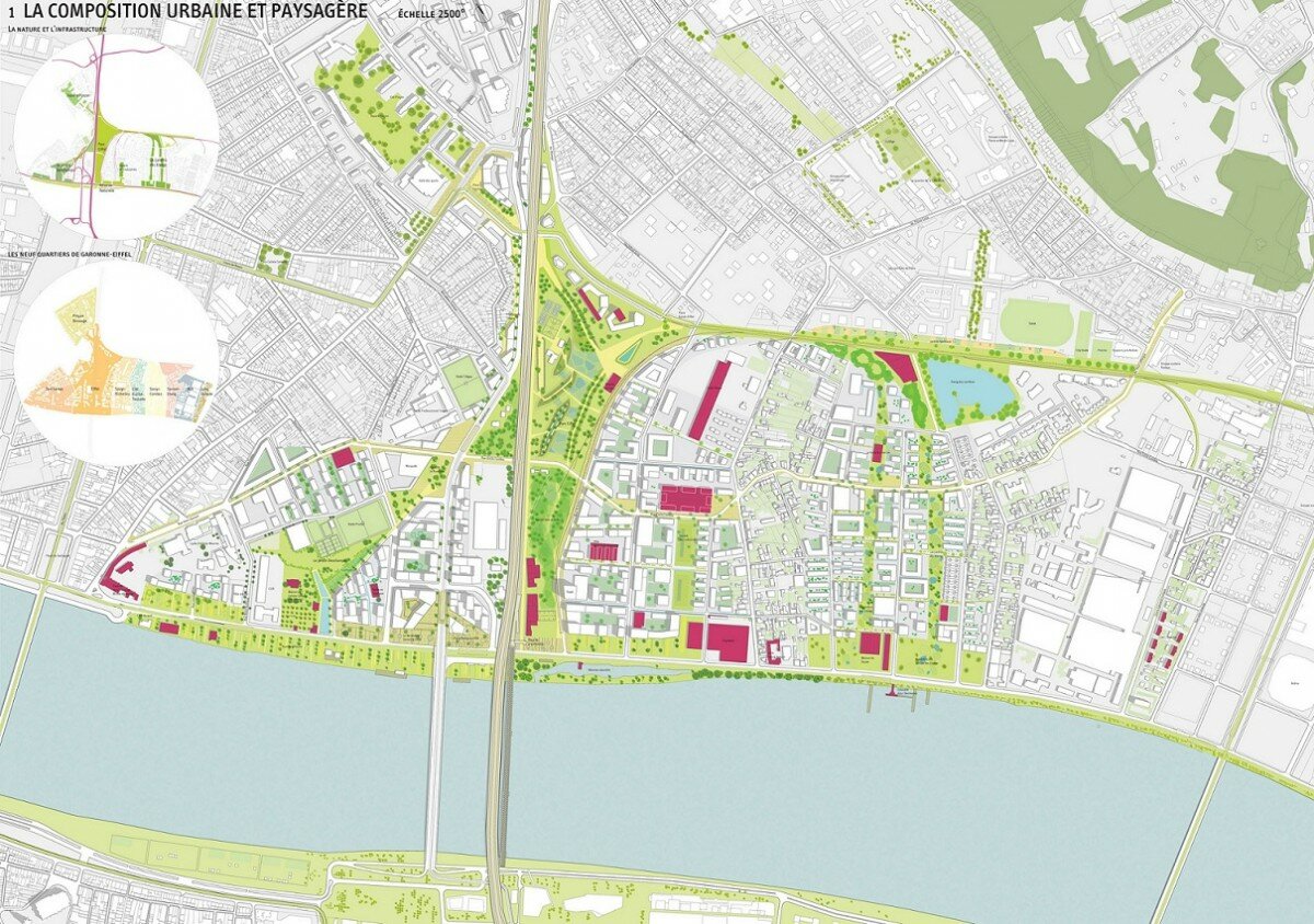composition urbaine projet tvk eiffel garonne 1200x844 OIN Euratlantique : le projet Garonne Eiffel par lagence TVK