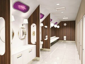 pole commerce loisir confluence toilette wc 300x225 Un nouveau centre commercial à lallure dun paquebot à Lyon Confluence