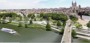 angers rives maine projet amenagement berge grether 300x145 François Grether remporte le concours pour le réaménagement des berges de la Maine à Angers