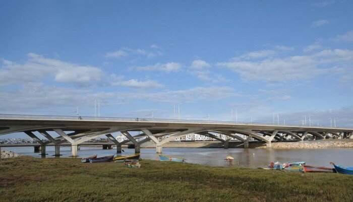 Le pont HassanII Rabat Sale Maroc Marc Mimran 700x401 Le pont Hassan II entre Rabat et Salé au Maroc par Marc Mimran
