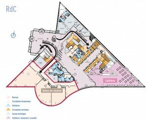 plan rdc tour athena defense 300x245 Début des travaux de rénovation BBC pour la Tour Athéna à la Défense