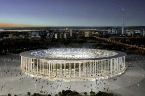 bresil stade national brasilia projet 300x199 Le 1er stade Zéro énergie au monde à Brasilia pour le Mondial de football 2014
