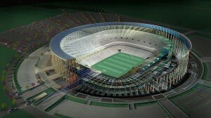 stade national brasilia 300x168 Le 1er stade Zéro énergie au monde à Brasilia pour le Mondial de football 2014