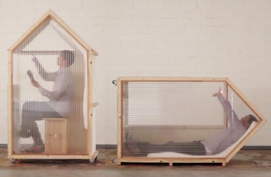 van bo mentzel Un architecte allemand invente une maison modulable en bois de 1 m²