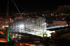 chantier stade velodrome1 300x199 Suivez lintégralité du chantier du stade vélodrome à Marseille en direct