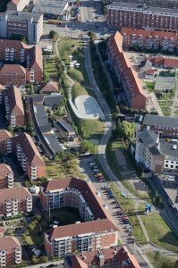 espace public parc urbain copenhague 199x300 Espace public : du rêve à la réalité ? Superkilen : un projet au cœur de Copenhague