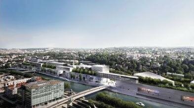 ile seguin projet 3 jean nouvel vue ensemble Les projets de jean Nouvel pour lIle Seguin en image