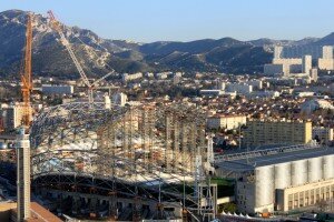 stade velodrome travaux 300x200 Suivez lintégralité du chantier du stade vélodrome à Marseille en direct