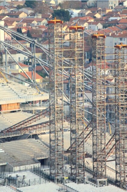 toiture stade velodrome marseille Suivez lintégralité du chantier du stade vélodrome à Marseille en direct