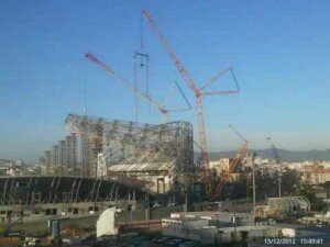 suivez le chantier du stade velodrome a marseille 300x225 Suivez lintégralité du chantier du stade vélodrome à Marseille en direct