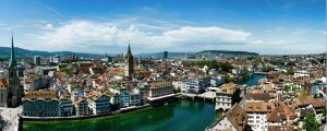 zurich suisse 300x120 Top 10 des villes les plus agréables au monde 2012 : Vienne lauréat, Paris 29ème et Lyon 39ème