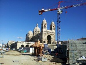 cathedrale major chantier 300x225 Marseille Provence 2013 Capitale européenne de la culture : de la Joliette au Fort Saint Jean