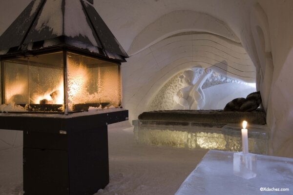 hotel insolite neige canada INSOLITE : un hôtel de neige et de glace au Canada