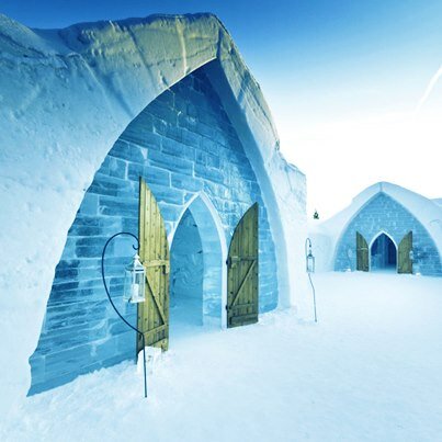 ice hotel canada INSOLITE : un hôtel de neige et de glace au Canada
