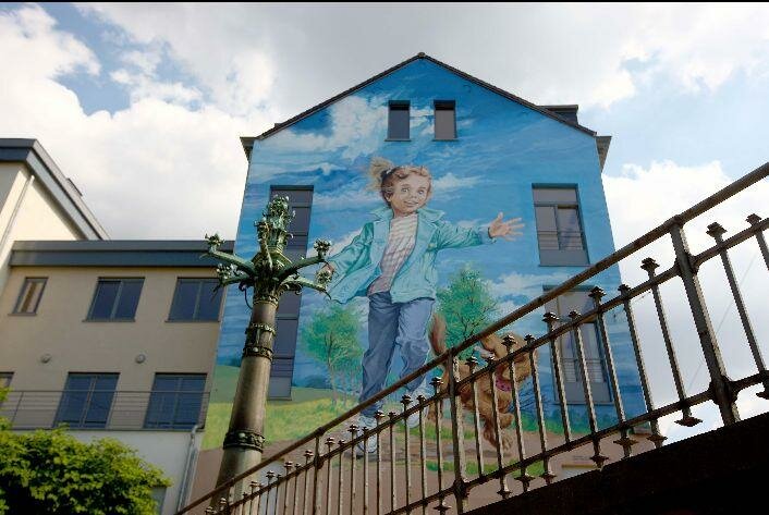 Martine bd bruxelles mur Insolite : un parcours BD dans la ville de Bruxelles