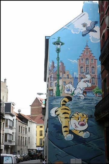 billy the cat bruxelles Insolite : un parcours BD dans la ville de Bruxelles