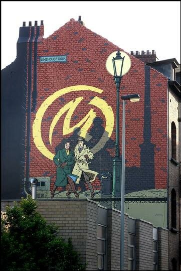 blake mortimer bruxelles rue houblon Insolite : un parcours BD dans la ville de Bruxelles