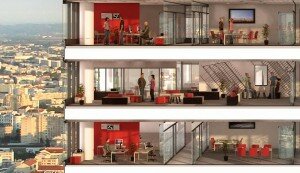 bureaux tour incity 300x173 Tour Incity : début des travaux pour la future plus haute tour de Lyon