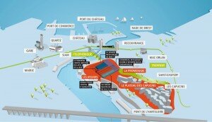 projet port brest 300x173 Un nouvel éco quartier au coeur de la ville de Brest : le Plateau des Capucins