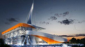 rehabilitation stade mosson 300x167 Réhabilitation et couverture du stade de la Mosson à Montpellier par A+ Architecture