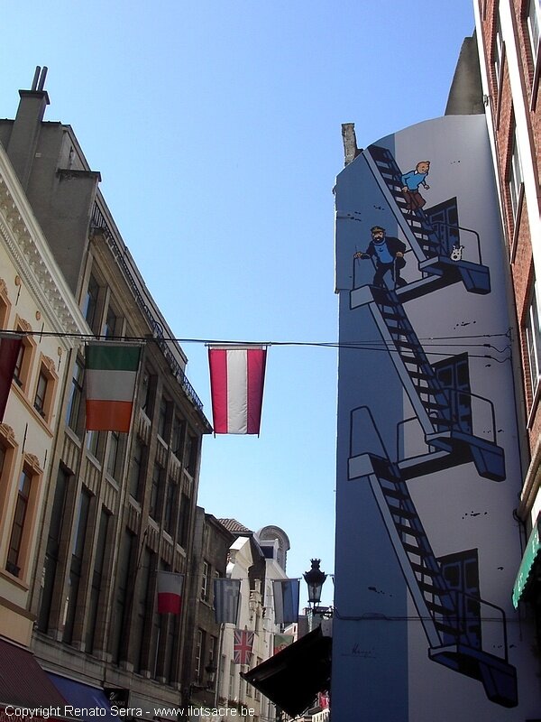 tintin parcours bd bruxelles Insolite : un parcours BD dans la ville de Bruxelles