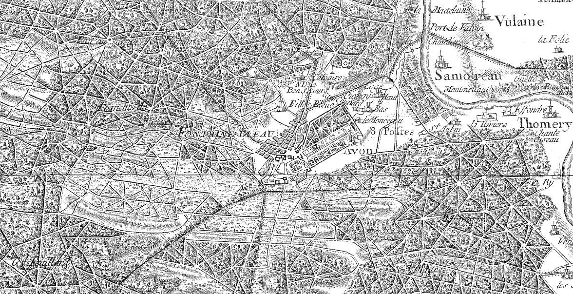 carte-cassini-fontainebleau-ign
