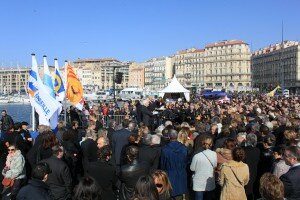 discours inauguration vieux port marseille 300x200 Inauguration officielle du Vieux Port à Marseille : reportage photos