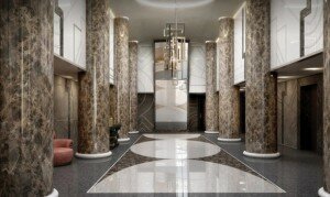 hall ascenceur tour odeon penthouse 300x179 Le projet de la tour Odéon à Monaco abritera lappartement le plus cher du monde