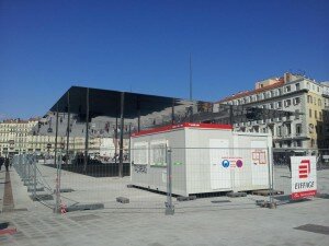 ombriere vieux port foster 300x225 Actualité du chantier du Vieux Port à Marseille : lombrière de Norman Foster