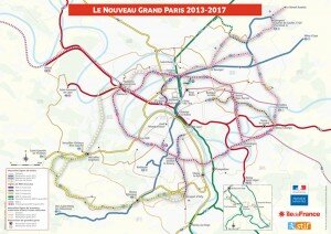Le réseau de transports du Grand Paris en 20