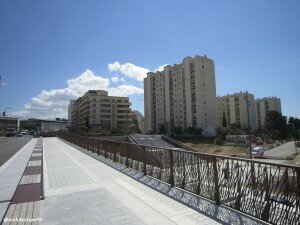 passerelle general leclerc euromediterranee seura 300x225 Inauguration dune nouvelle entrée de ville apaisée à Marseille Saint Charles