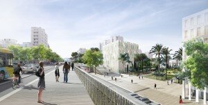 seura passerelle saint charles marseille 300x152 Inauguration dune nouvelle entrée de ville apaisée à Marseille Saint Charles