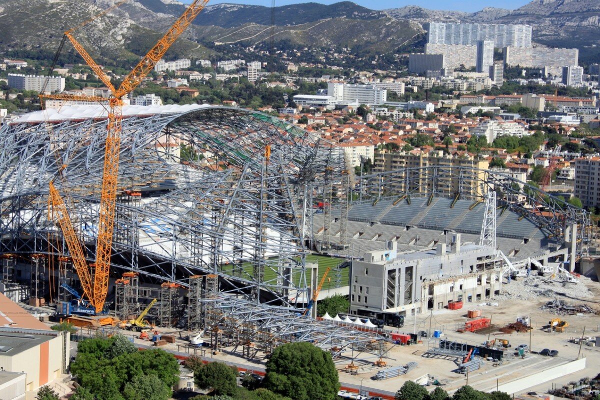 stade velodrome marseille 1200x800 Suivez lintégralité du chantier du stade vélodrome à Marseille en direct