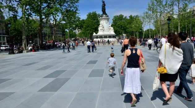 Inauguration de la Place de la Rpublique, Paris