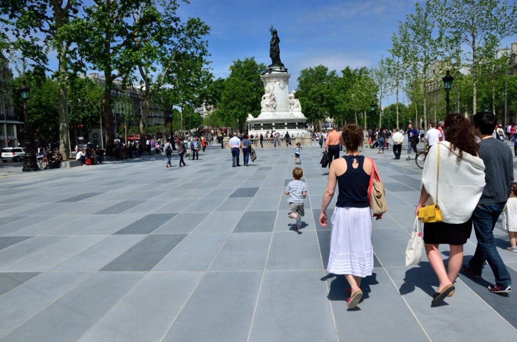 Inauguration de la Place de la Rpublique, Paris
