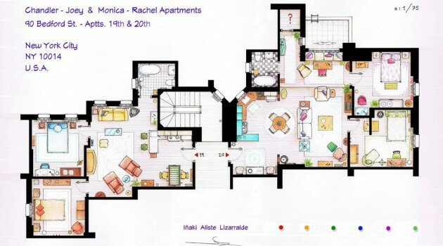 plan-appartement-serie-friends