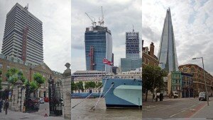 Guy?s Hospital, 20 Fenchurch Street et The Shard, trois tours de la skyline de Londres